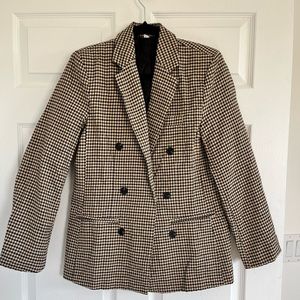 Brown Plaid Blazer
